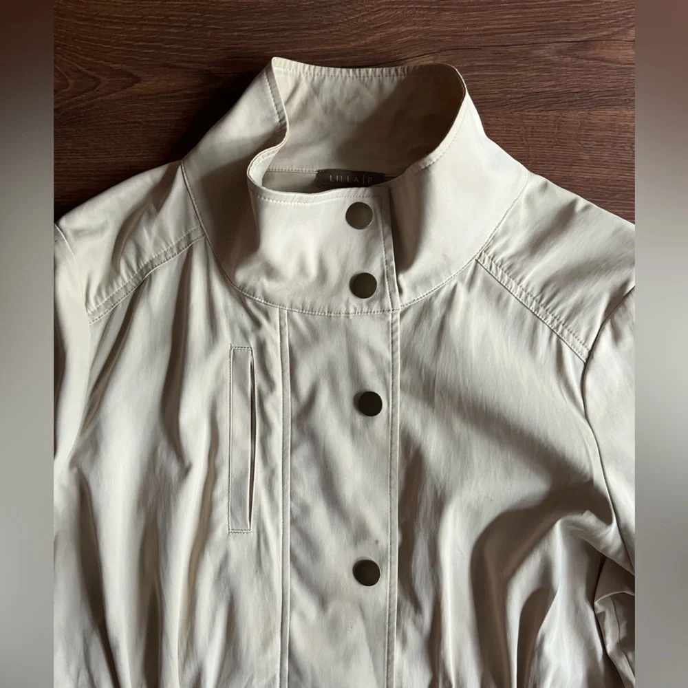 ๐ฟ LILLA P Beige Lightweight Spring/Summer Jacket โ Size L - Picture 5 of 12